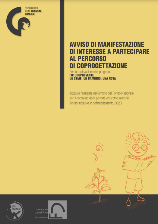 Avviso di manifestazione di interesse a partecipare al processo di coprogettazione