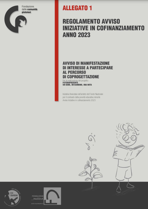 Regolamento Avviso Iniziative in cofinanziamento anno 2023