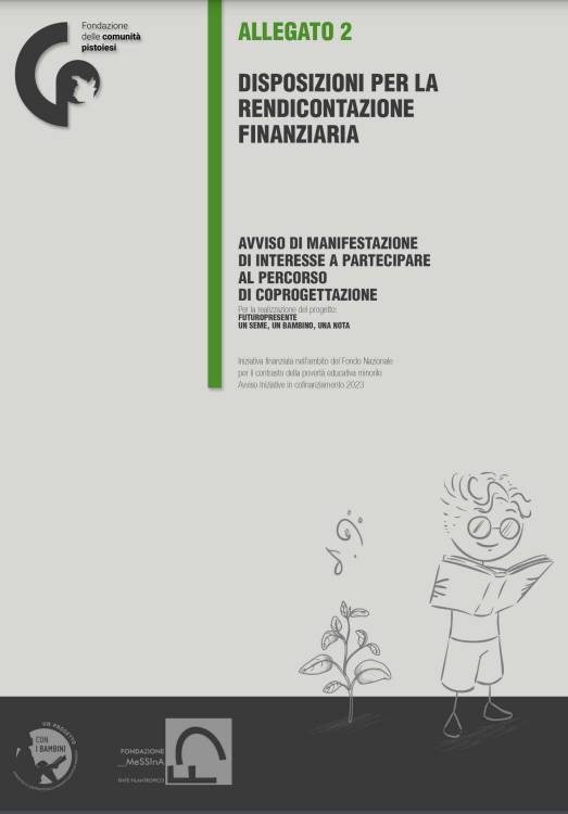 Disposizioni per la rendicontazione finanziaria